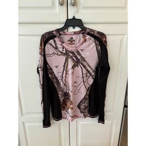 Mossy Oak Break Up Infinity Pink Camo Long Sleeve Shirt‎ M/M